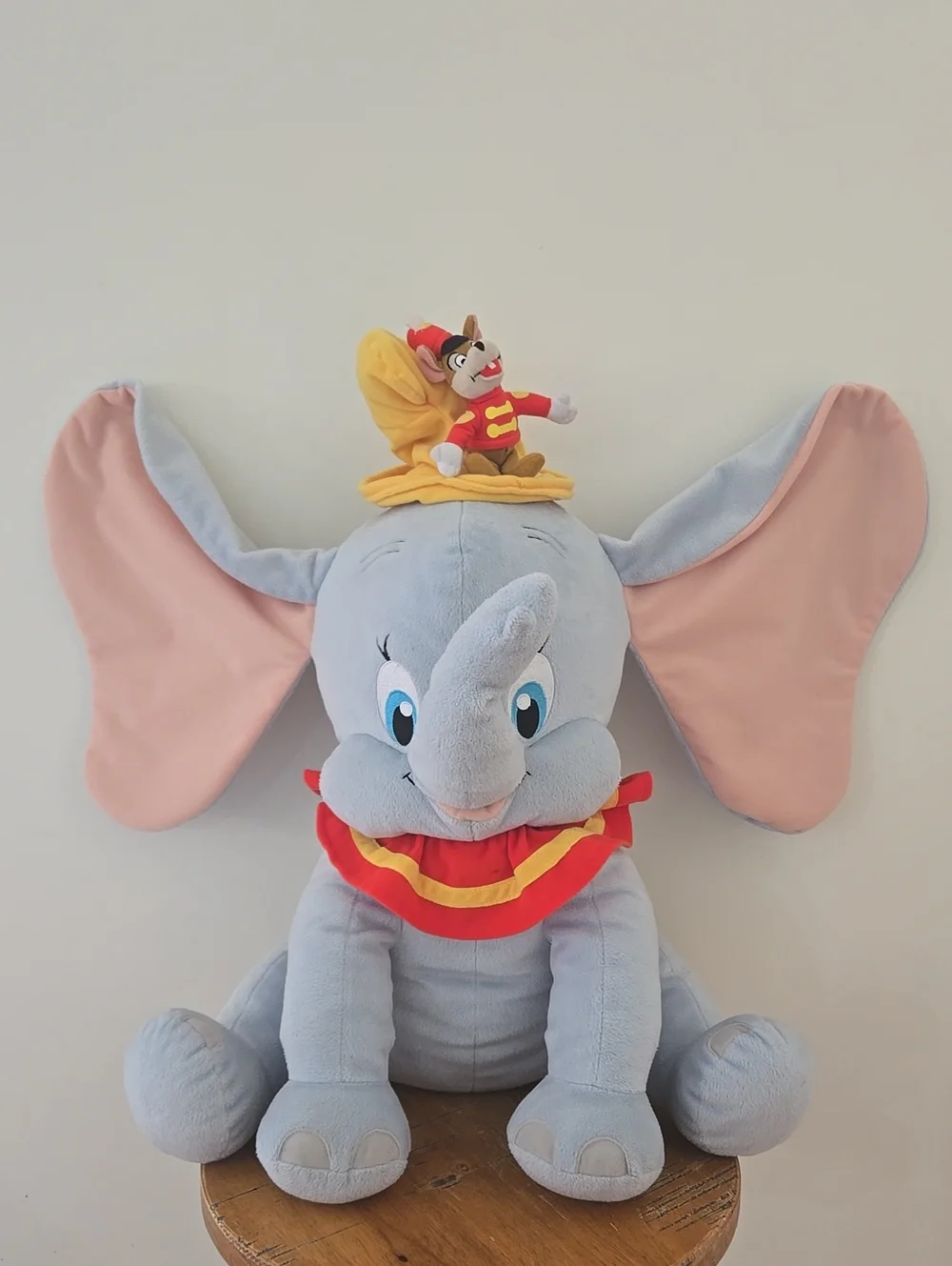 Disney Fisher Price Vintage 2001 Jumbo Dumbo Elephant Large Plush